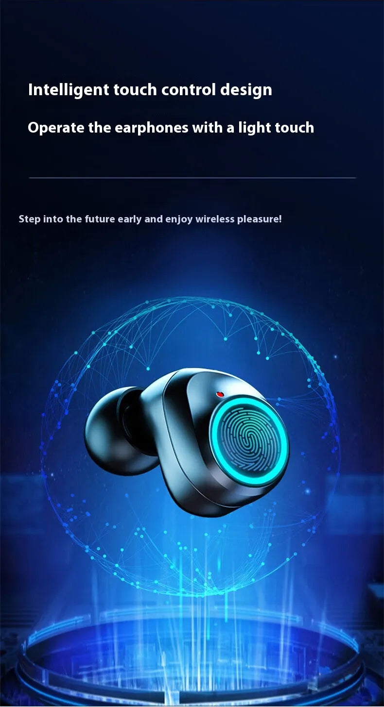 Wireless Bluetooth Earbuds with LED Display – Long Battery Life
